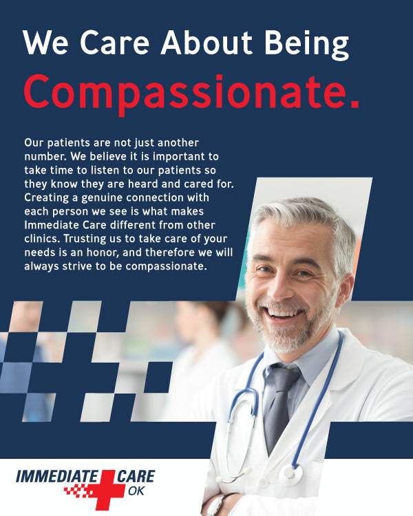 We Care About Being Compassionate - Immediate Care of Oklahoma