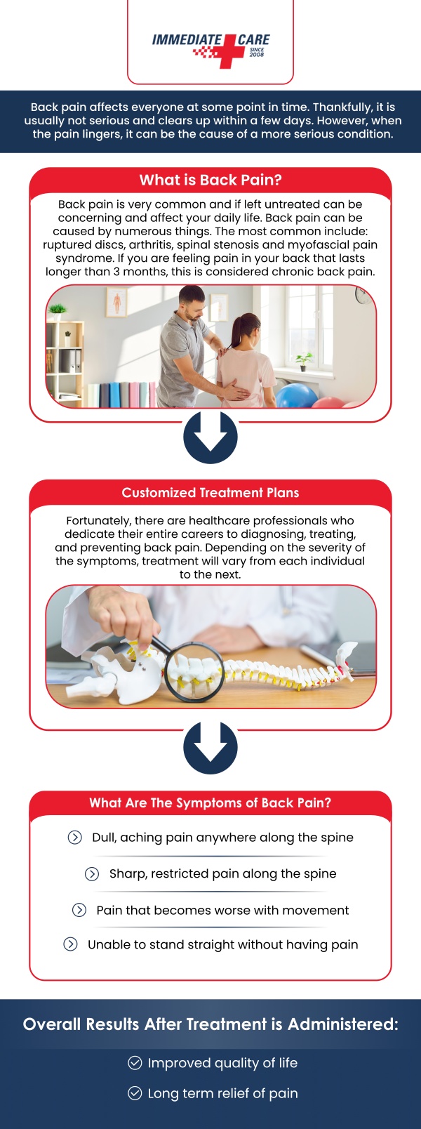 Poor posture can indeed contribute to back pain by placing unnecessary strain on the spine, muscles, and ligaments. When the body is not aligned properly, it can lead to muscle imbalances, stiffness, and even long-term discomfort. Dr. Kevin Penwell, D.O., at Immediate Care of Oklahoma, emphasizes the importance of maintaining good posture to prevent chronic back pain and promote overall spinal health. For more information, contact us or schedule an appointment online. We have convenient locations to serve you in Oklahoma City, OK.