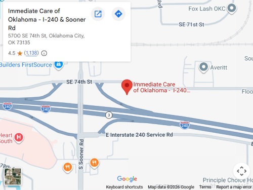 Directions to Immediate Care of Oklahoma in OK Directions to Immediate Care of Oklahoma in OK