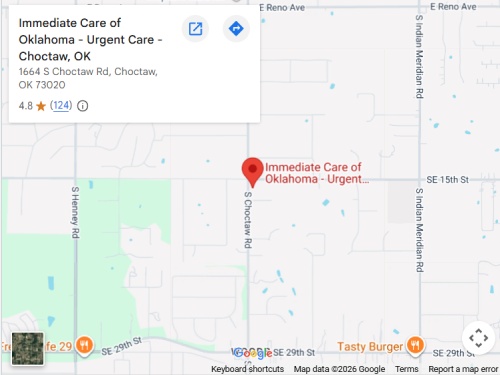 Directions to Immediate Care of Oklahoma in Choctaw, OK Directions to Immediate Care of Oklahoma in Choctaw, OK