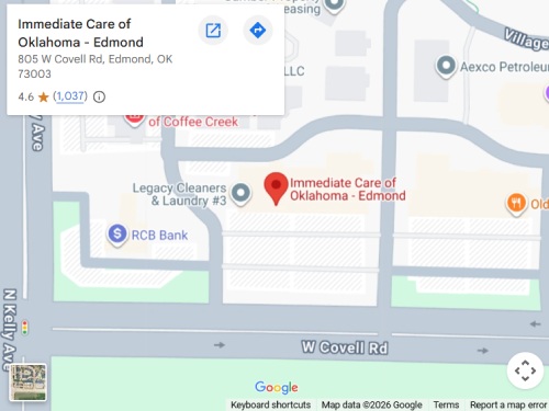 Directions to Immediate Care of Oklahoma in Edmond, OK Directions to Immediate Care of Oklahoma in Edmond, OK