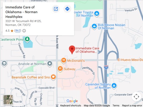 Directions to Immediate Care of Oklahoma in Norman (HealthPlex), OK Directions to Immediate Care of Oklahoma in Norman (HealthPlex), OK