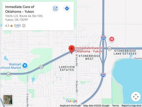 Directions to Immediate Care of Oklahoma in Yukon, OK